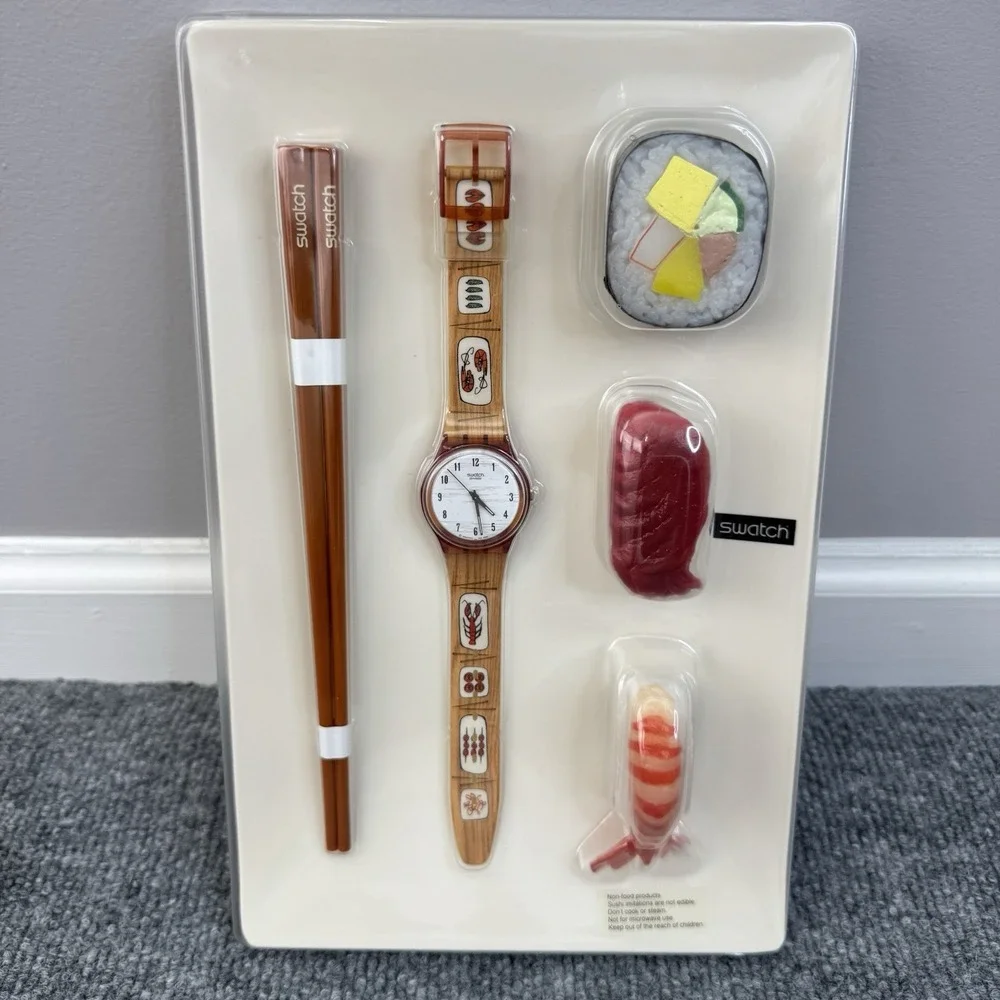 Swatch Watch Hors D'oeuvre Sushi 2001 Vintage GF112 Pack w/Box‎ - Read - Picture 9 of 9